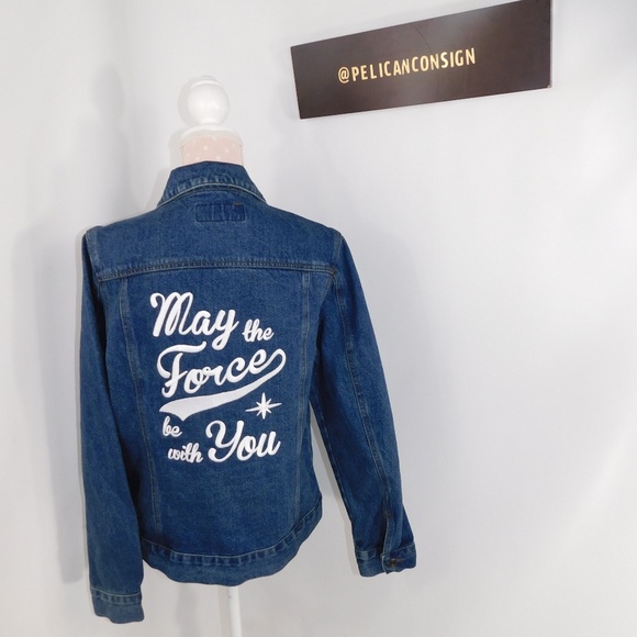 Her Universe Jackets & Blazers - Star Wars may the force be with you jean jacket